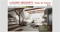Desktop Screenshot of luxusni-mezonety.cz